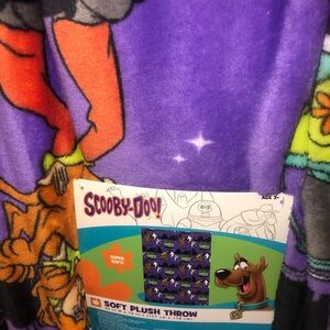 💜 Scooby-Doo Halloween Plush Throw Blanket -